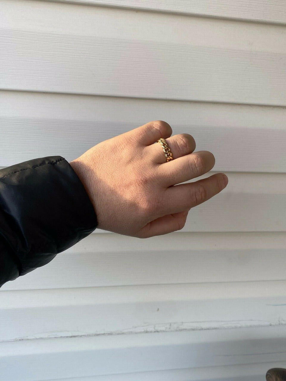 HarlemBling Mens Solid 14k Gold Miami Cuban Ring 6mm Wedding Band Pinky Ring Sz 7-13 ITALY