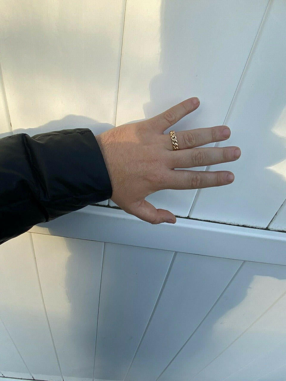 HarlemBling Mens Solid 14k Gold Miami Cuban Ring 6mm Wedding Band Pinky Ring Sz 7-13 ITALY