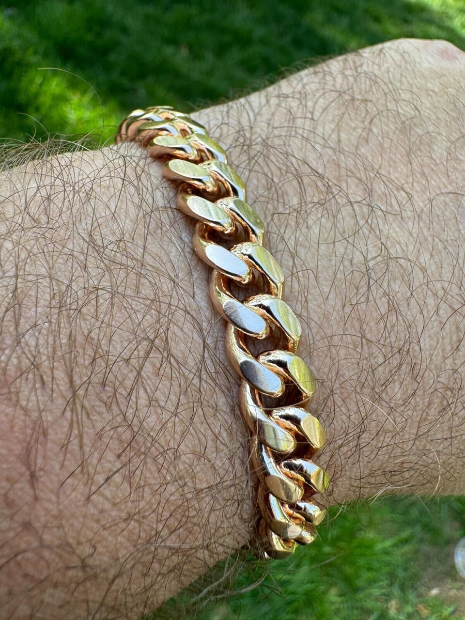 HarlemBling Miami Cuban Link Bracelet - 14k Rose Gold Vermeil 925 Sterling Silver - 7"-9.5" - 4mm-10.5mm