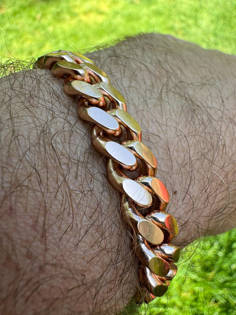 HarlemBling Miami Cuban Link Bracelet - 14k Rose Gold Vermeil 925 Sterling Silver - 7"-9.5" - 4mm-10.5mm