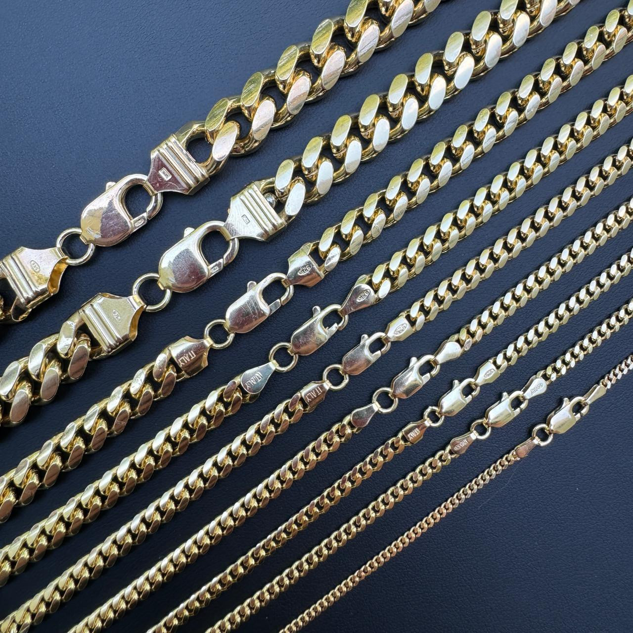 Gold Miami Cuban Chain Necklace - Yellow Gold Vermeil – Harlembling