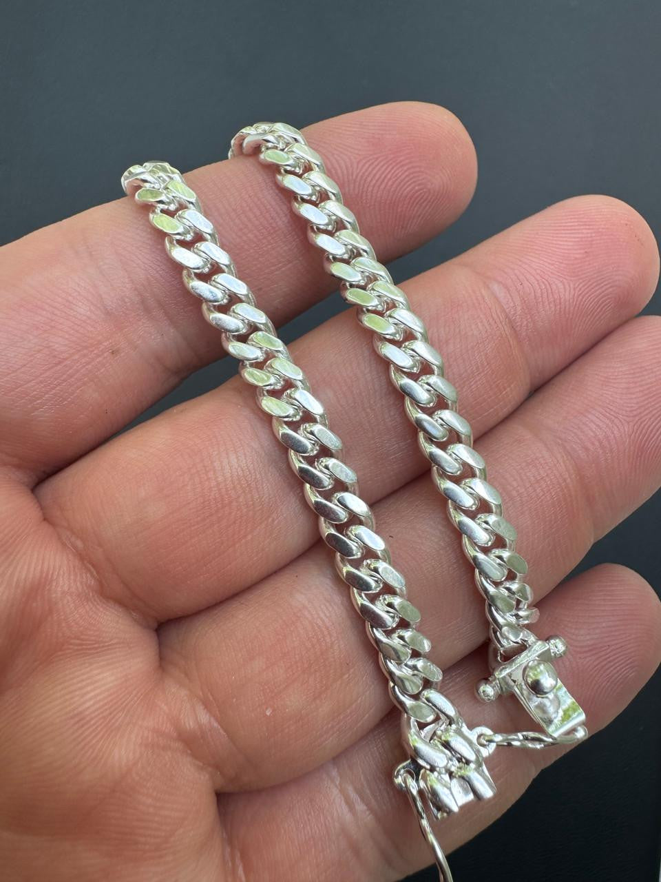 Miami Cuban Link Chain Necklace - 925 Sterling Silver – Harlembling