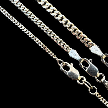 HarlemBling Micro Miami Cuban Link Chain Necklace - 10k Yellow Gold - 16"-24" - 1.5mm-3mm