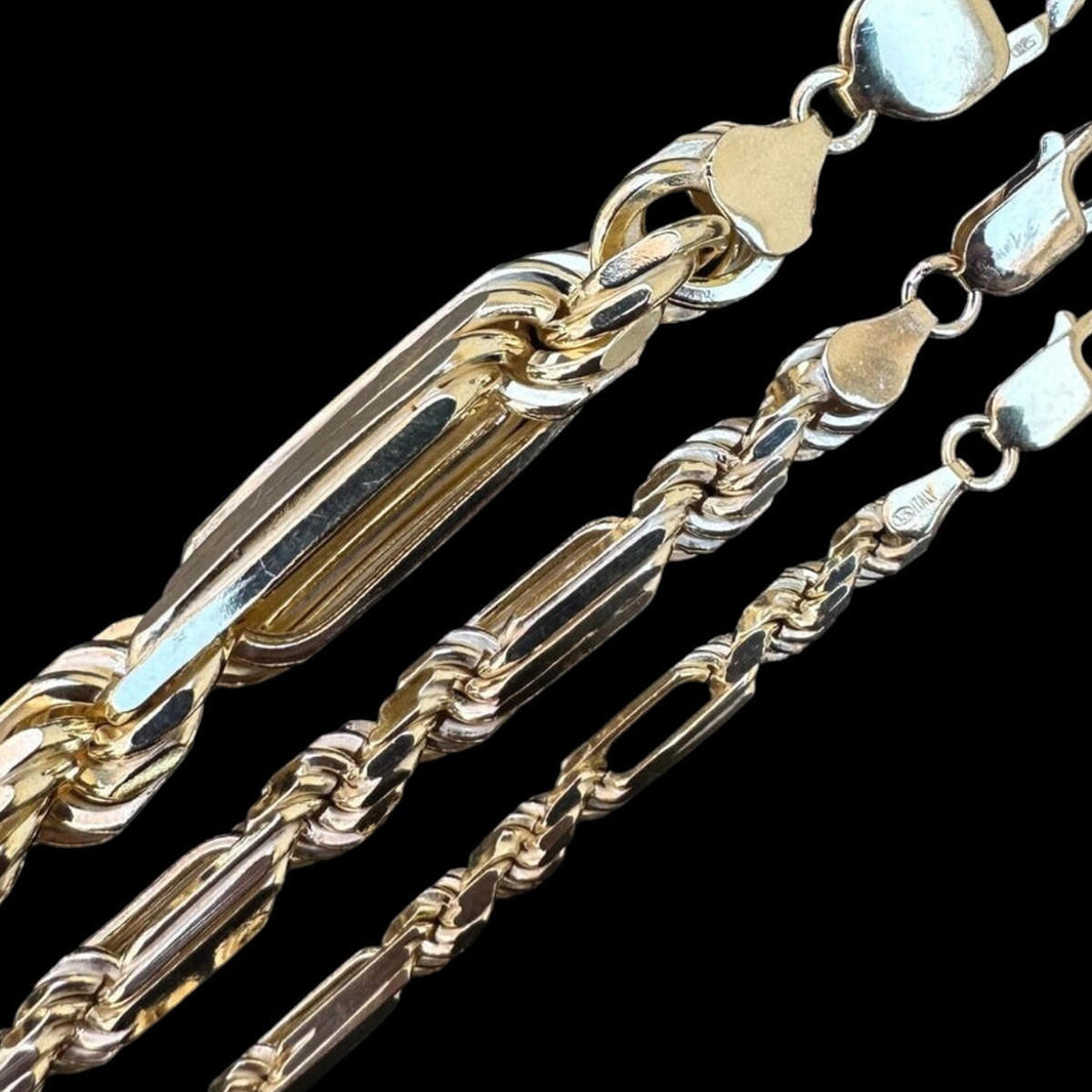 Filogram Chain Figaro Chain - Shop Figaro Link Necklaces & Chains | Harlem Bling ...