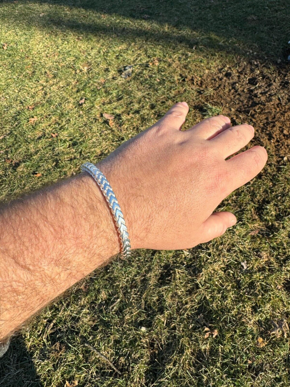 HarlemBling Modern Franco Link Bracelet W. Box Lock - 925 Sterling Silver - 7"-9" - 4mm-10mm