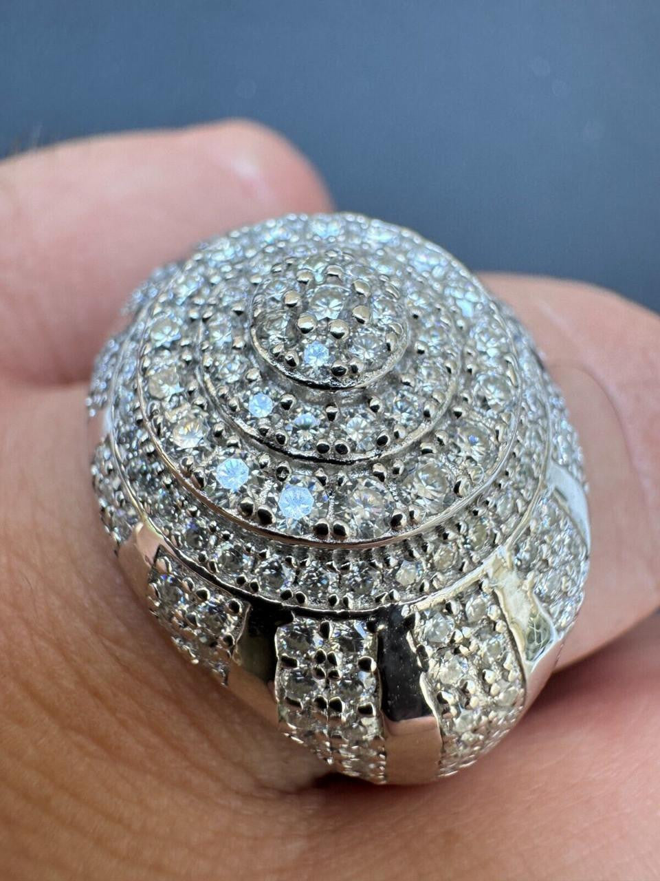 HarlemBling MOISSANITE Arabian Royal Crown Iced Out Ring - 925 Silver