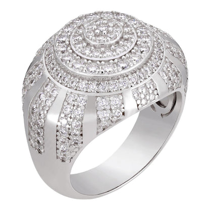 HarlemBling MOISSANITE Arabian Royal Crown Iced Out Ring - 925 Silver