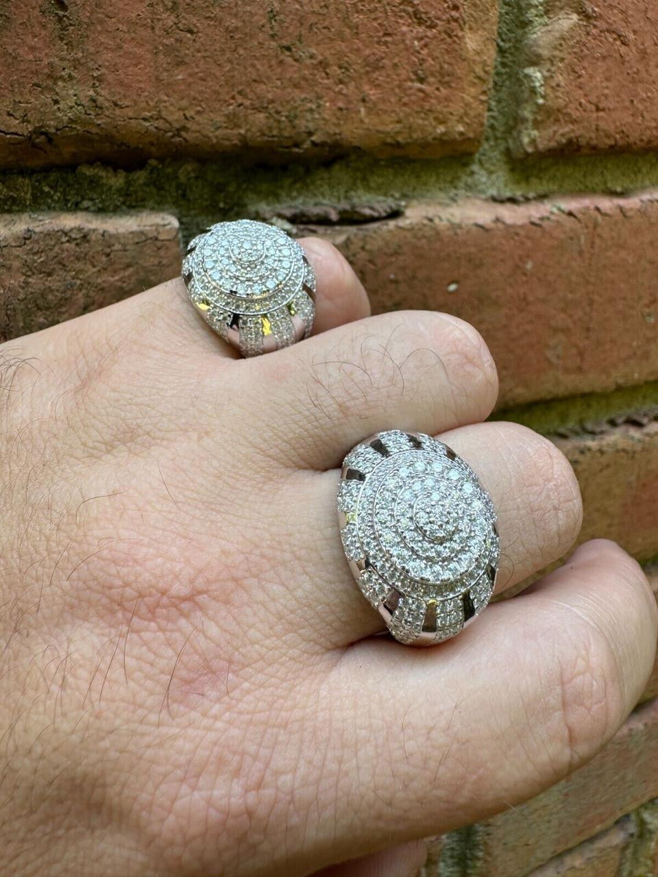 HarlemBling MOISSANITE Arabian Royal Crown Iced Out Ring - 925 Silver