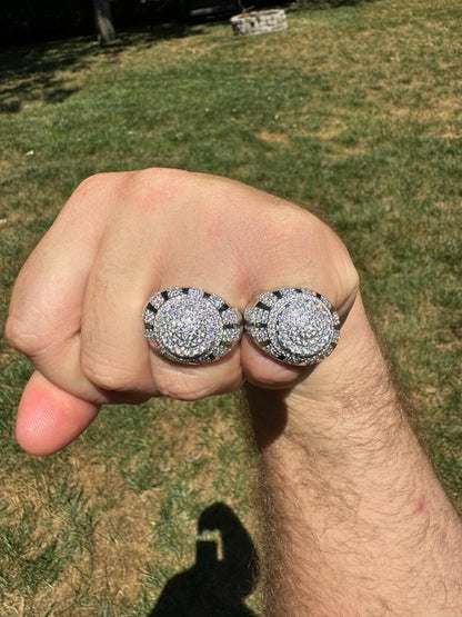 HarlemBling MOISSANITE Arabian Royal Crown Iced Out Ring - 925 Silver