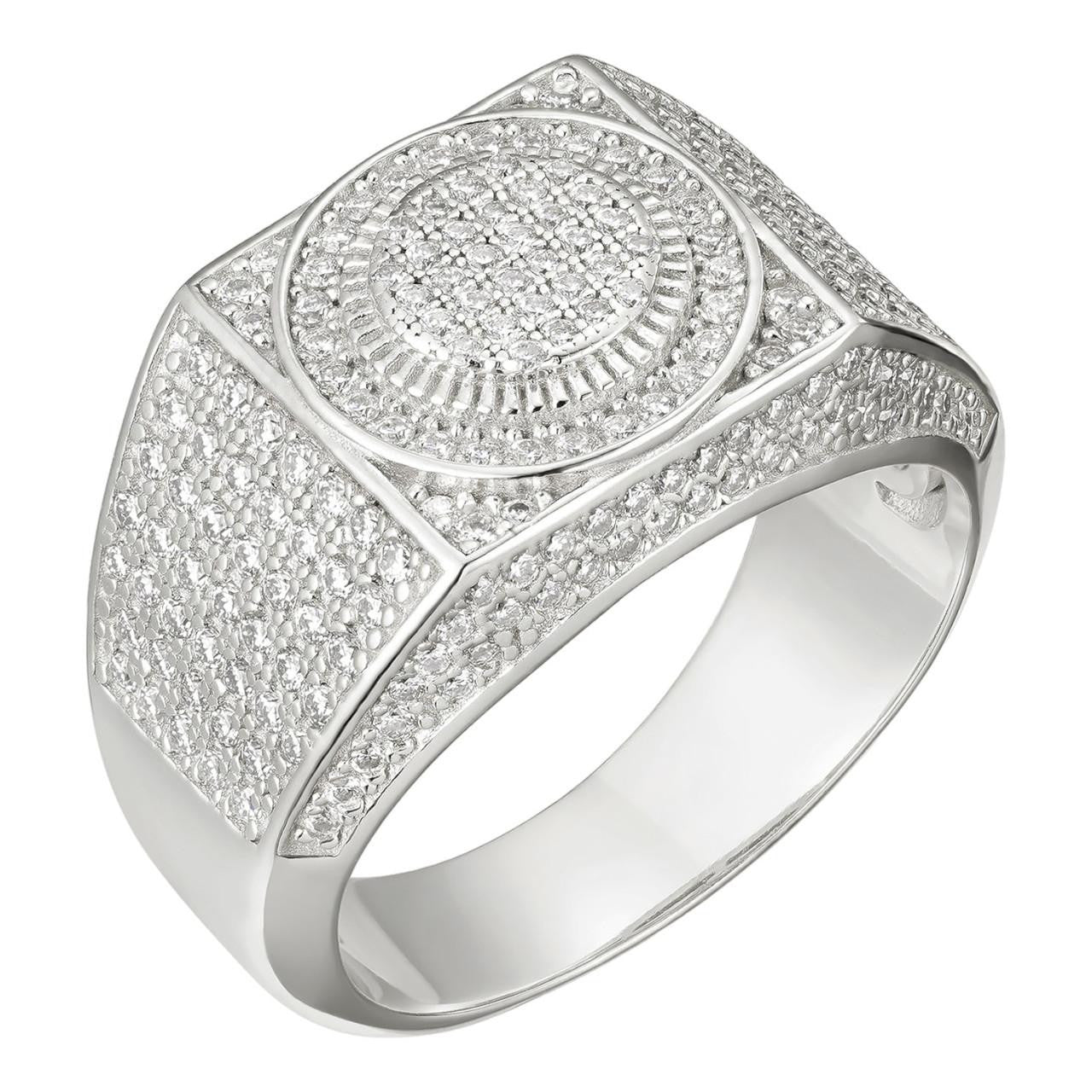 HarlemBling MOISSANITE Billionaire's Club Iced Out Ring - 925 Silver