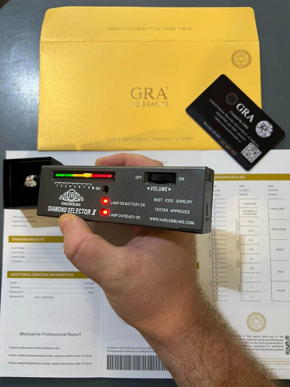 HarlemBling Moissanite Engagement Infinity Promise Ring Pass Diamond Tester Real 925 Silver