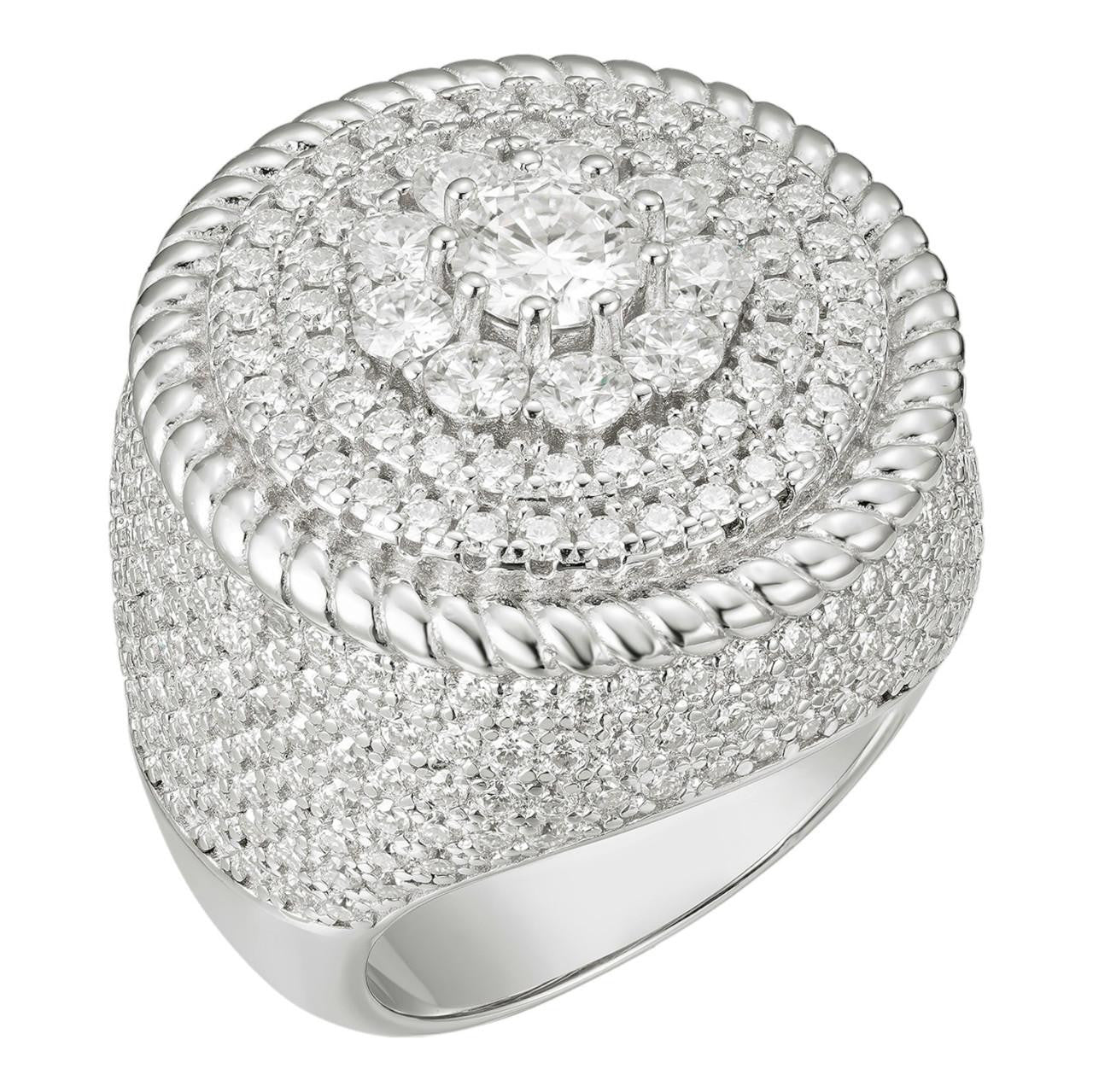 HarlemBling Moissanite Exclusive Bentley Ring - 925 Silver