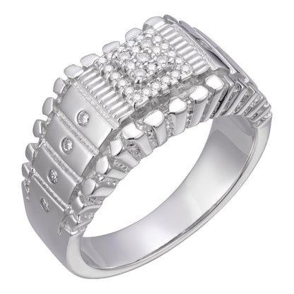 HarlemBling MOISSANITE Financial District Ring - 925 Silver
