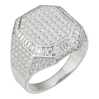 HarlemBling MOISSANITE Fresh Vibes Out Ring - 925 Silver