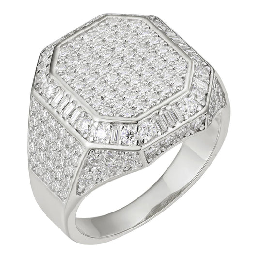 HarlemBling MOISSANITE Fresh Vibes Out Ring - 925 Silver