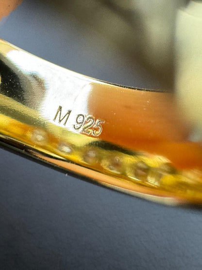 HarlemBling Moissanite Half Eternity Band Channel Set Wedding Ring 14k Gold Over 925 Silver