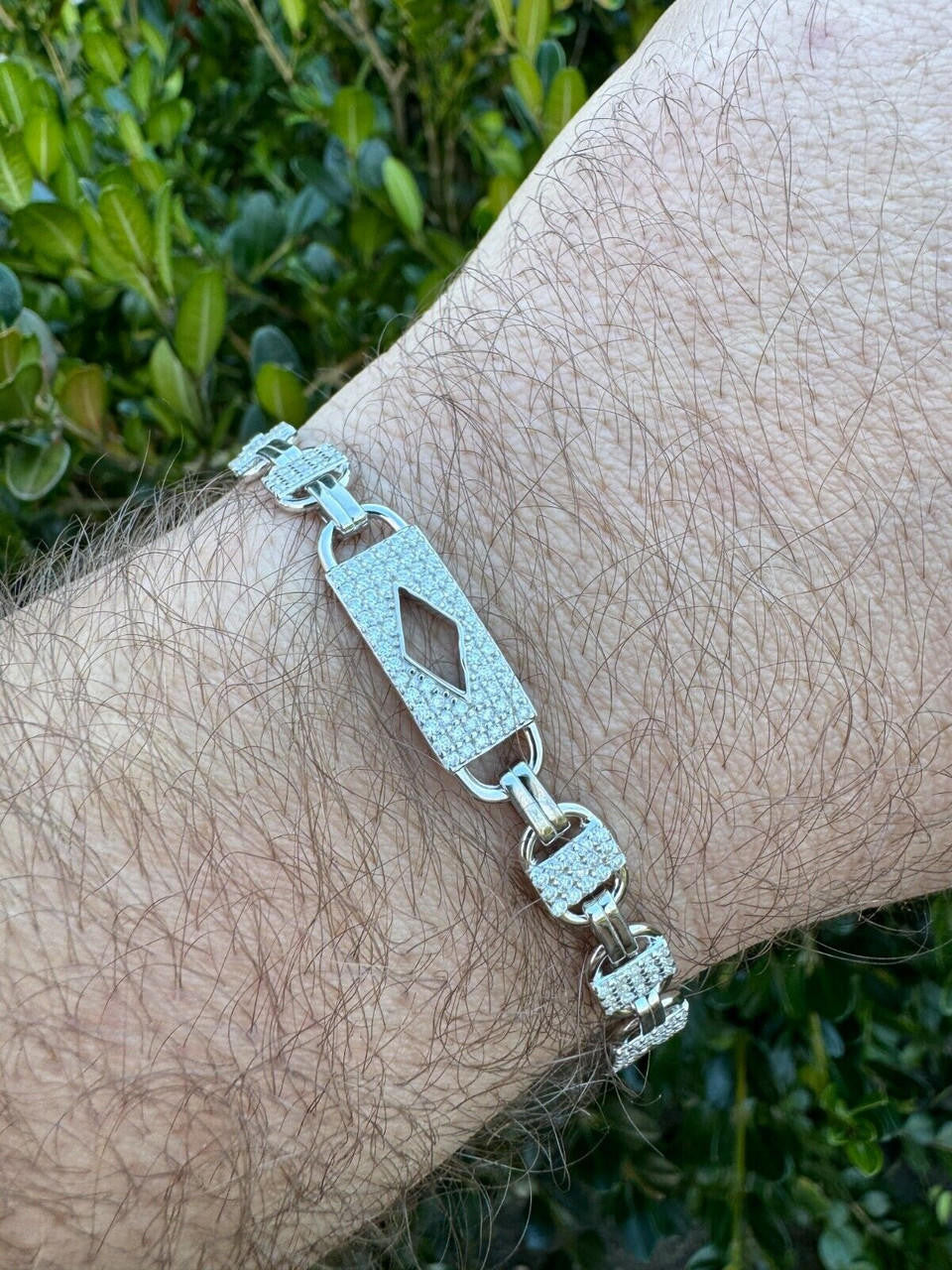 MOISSANITE Iced Custom Valentino Mariner Real 925 Silver Hip Hop