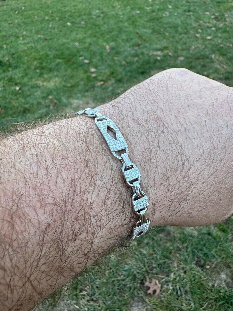 MOISSANITE Iced Custom Valentino Mariner Real 925 Silver Hip Hop