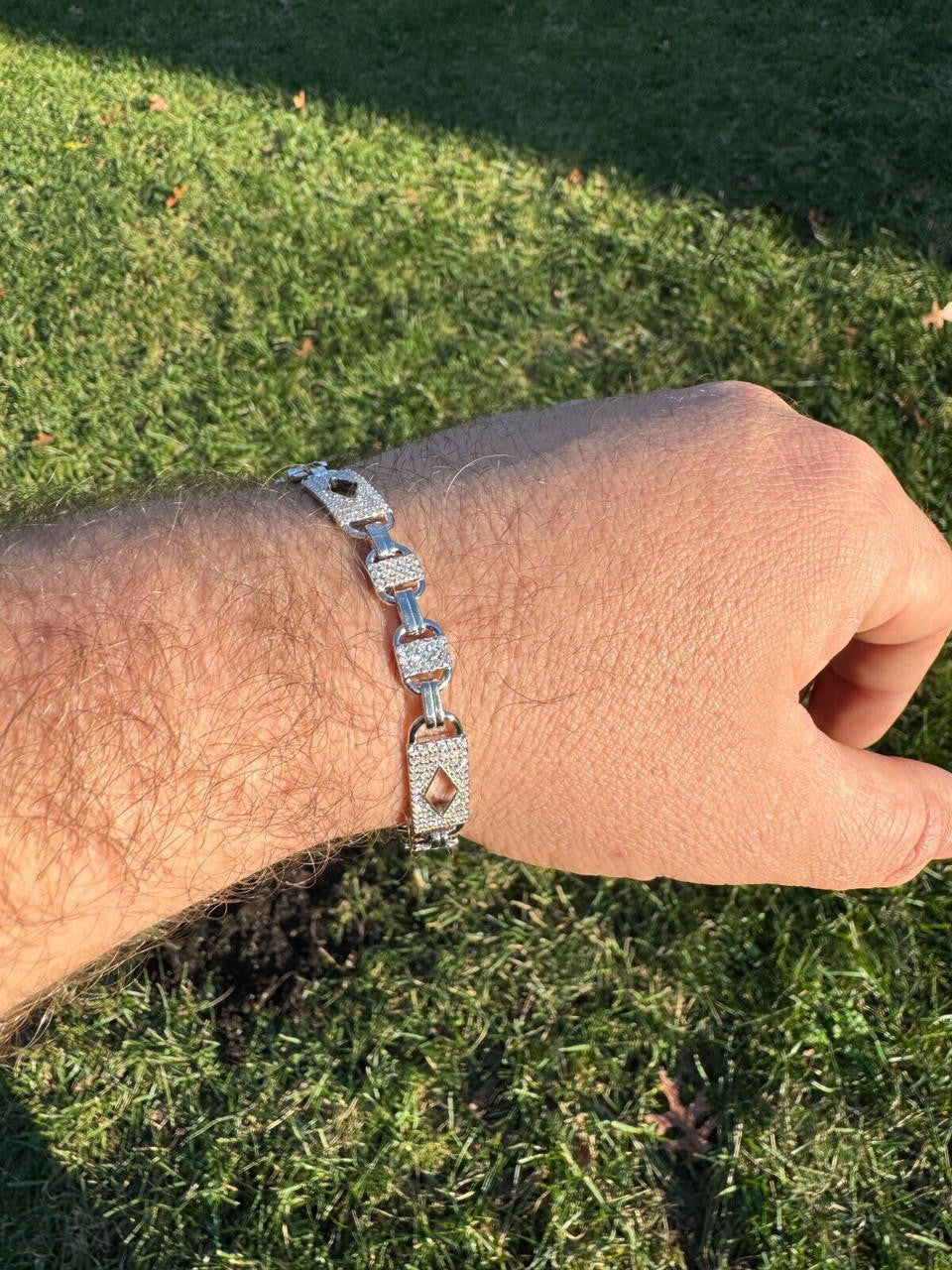 MOISSANITE Iced Custom Valentino Mariner Real 925 Silver Hip Hop