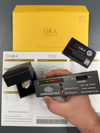 HarlemBling MOISSANITE Lion Hip Hop Ring - 14k Gold Vermeil 925 Silver