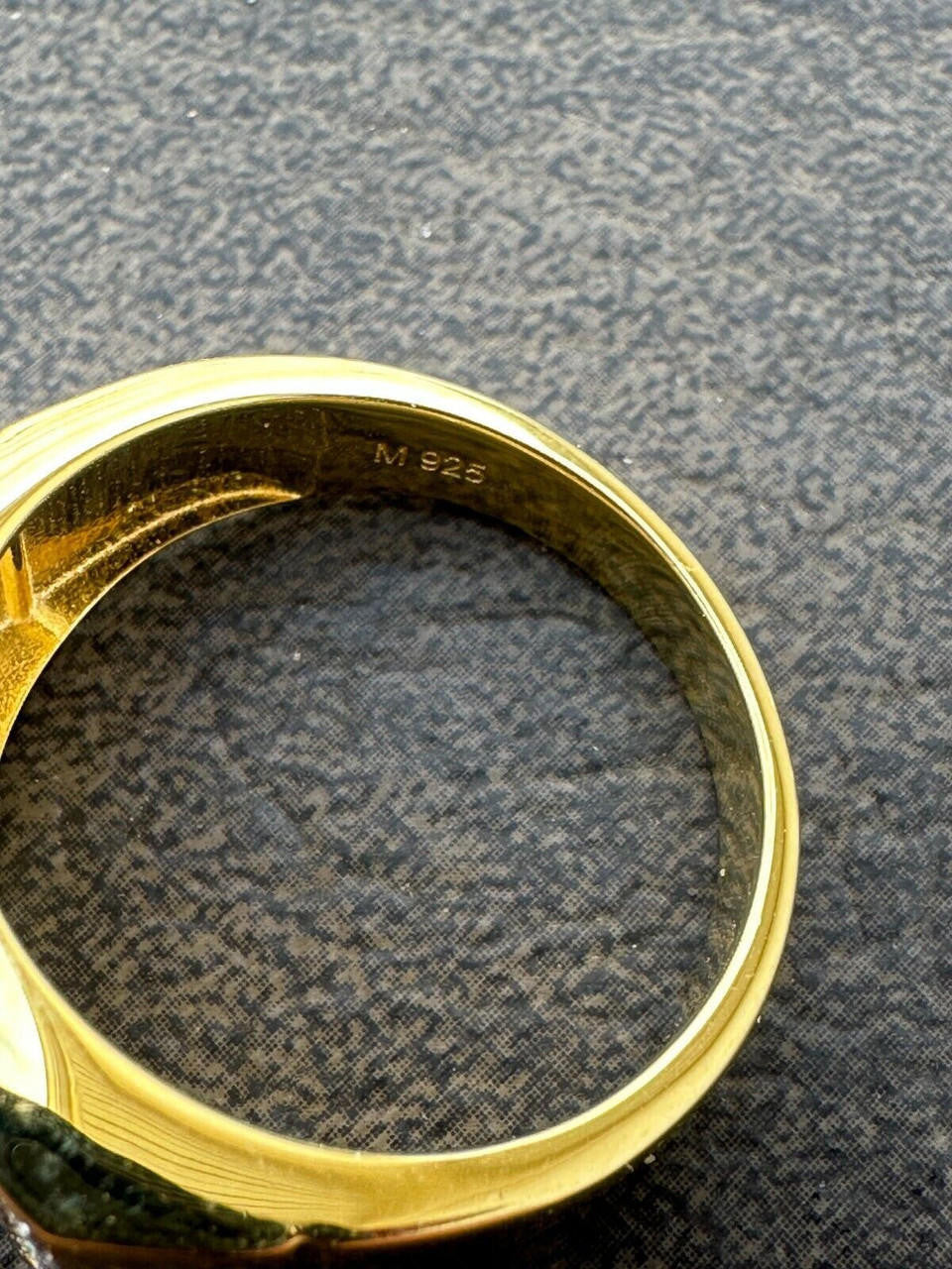 HarlemBling Moissanite Men's 14k Gold Plated 925 Silver Iced Black Onyx Ring Diamond Test 