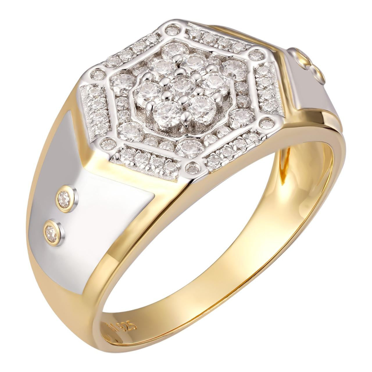HarlemBling MOISSANITE NYC Skyline Ring - 14k Gold Vermeil 925 Silver