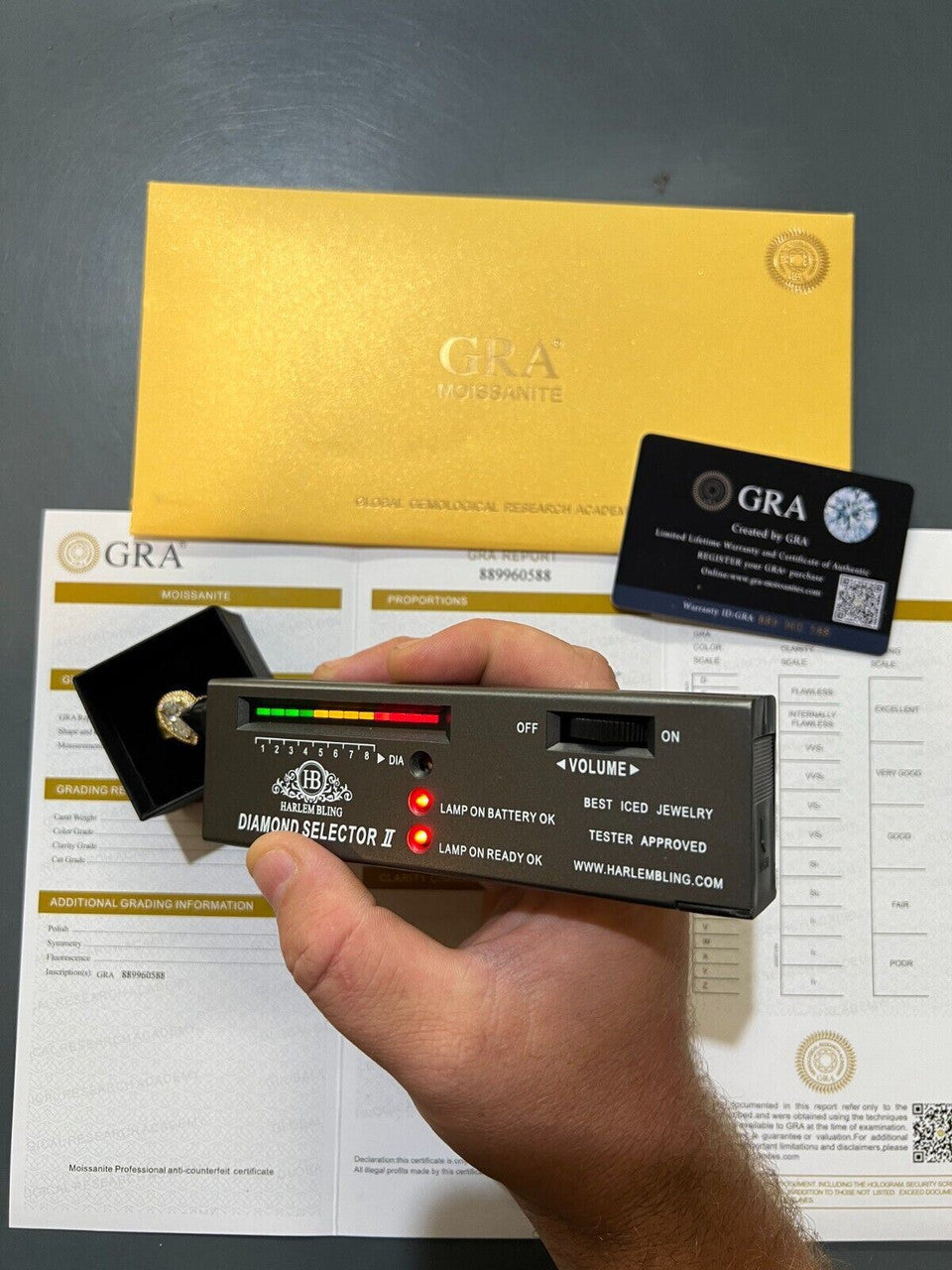 HarlemBling Moissanite Pear Tear Drop Engagement Promise Ring 14k Gold 925 Plated Silver