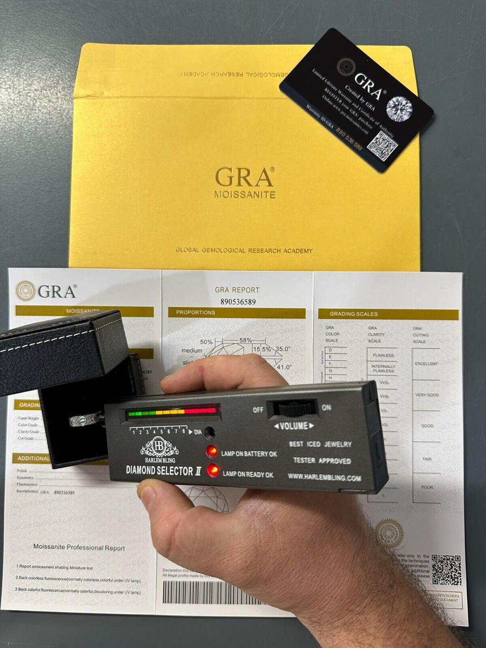 HarlemBling Moissanite "Screw" Eternity Band Wedding Love Ring Real Iced 925 Silver 5mm