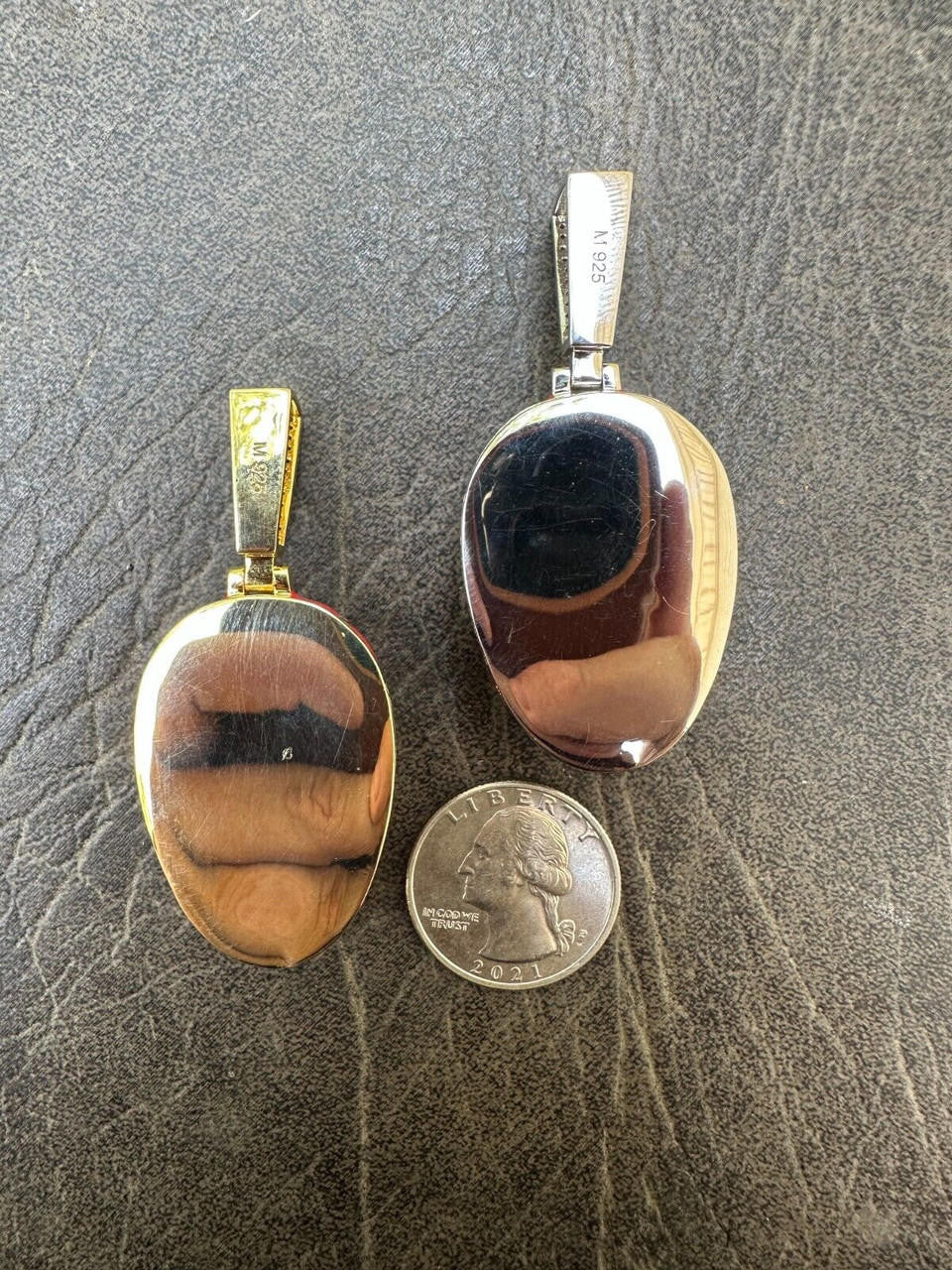 HarlemBling MOISSANITE Spider-Man Mask Real 925 Silver/Gold Plated Iced Pendant Out Necklace