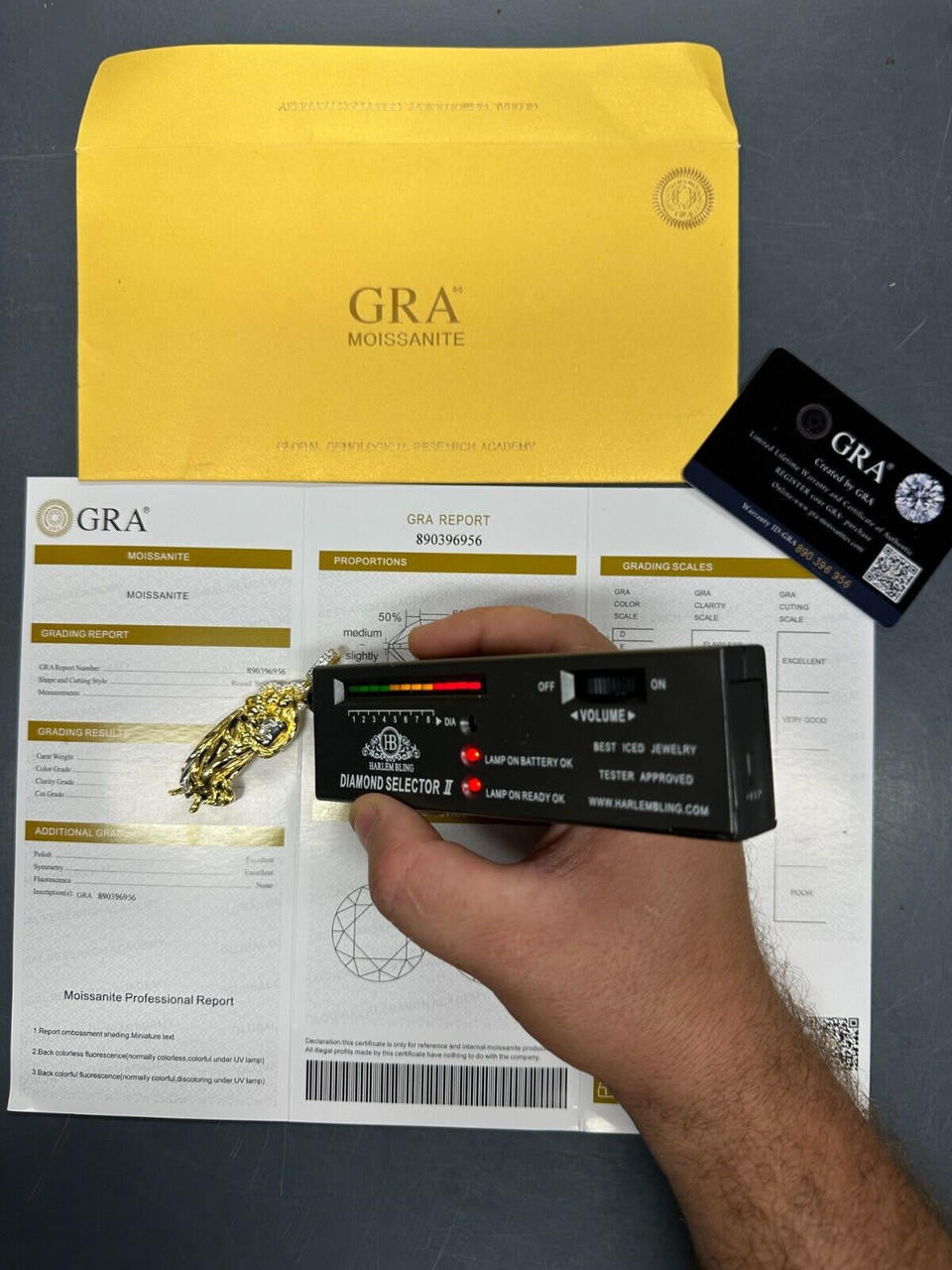 HarlemBling MOISSANITE Virgin Mary 3D Pendant Real 925 Silver/ Yellow Rose Gold Necklace