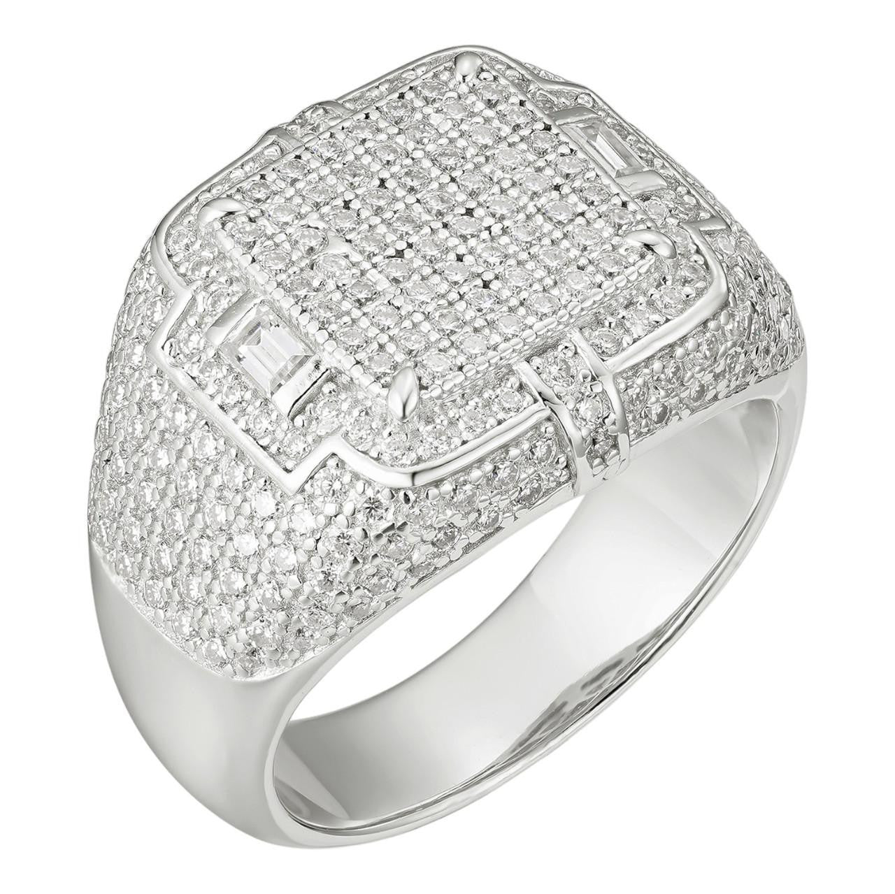 HarlemBling MOISSANITE Young Money Millionaire Iced Out Ring - 925 Silver
