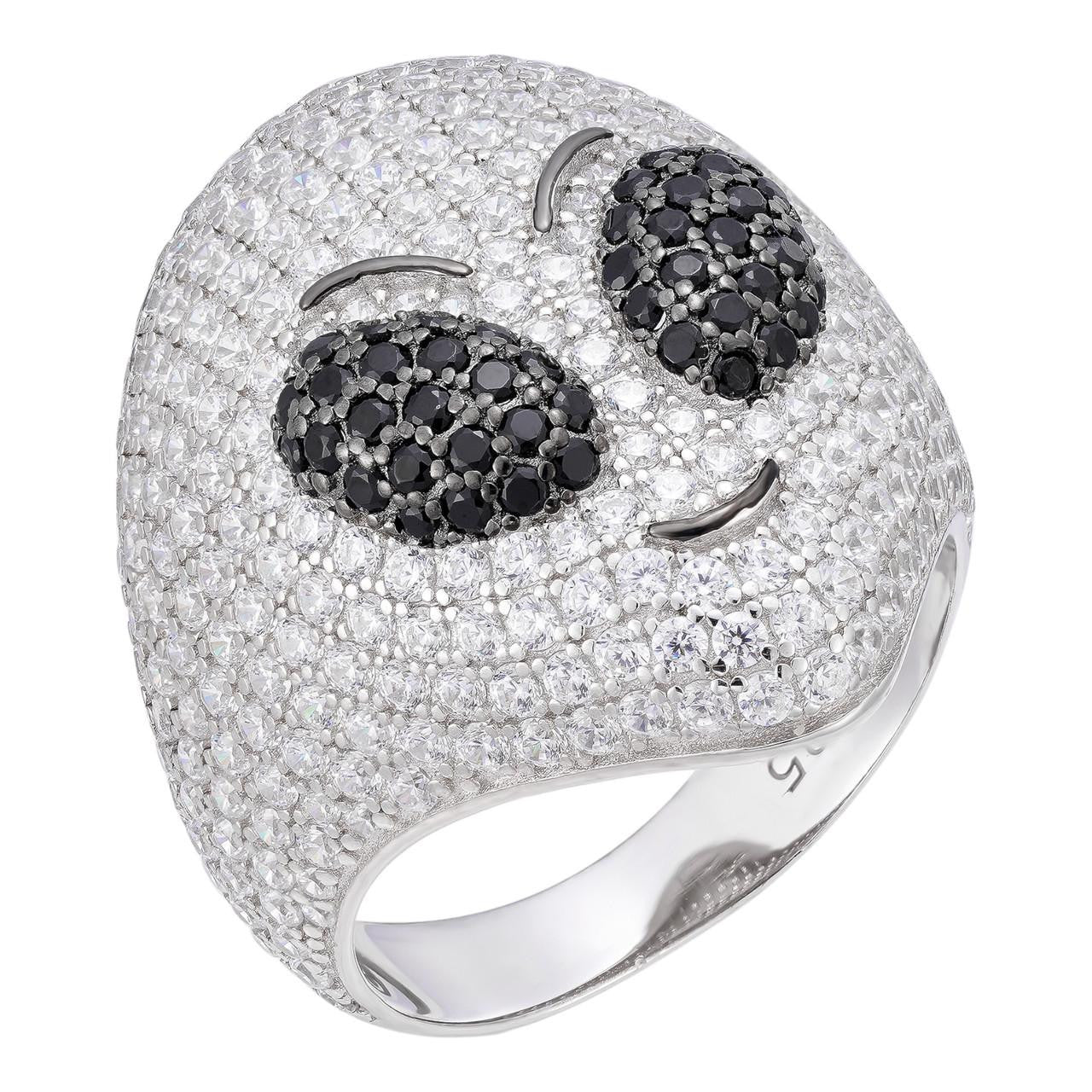 HarlemBling Out Of This World Alien Iced Out Ring - 925 Silver - CZ Stones