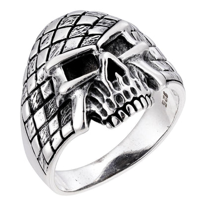 HarlemBling Punisher Ring - 925 Silver Oxidized - Plain