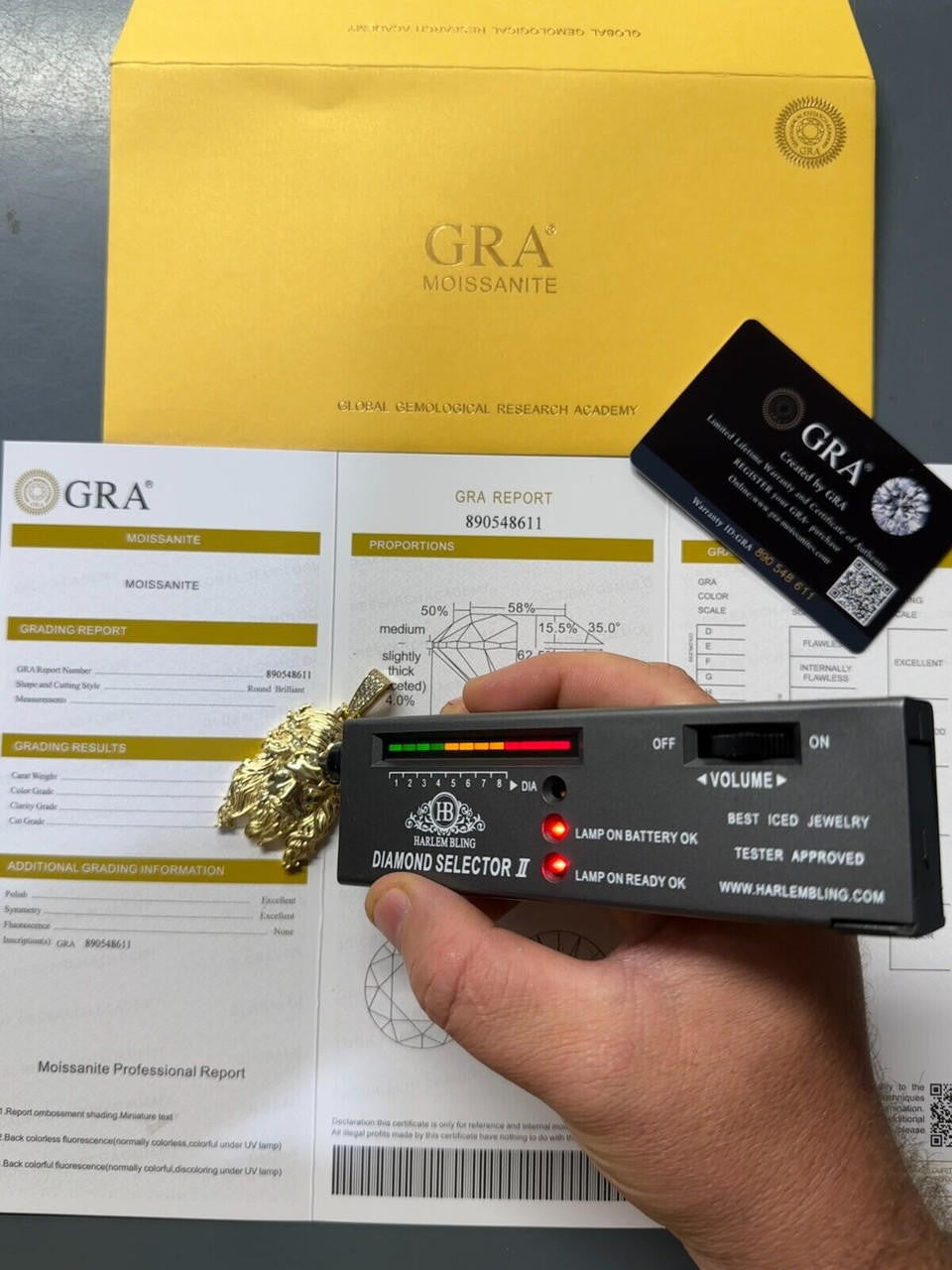 HarlemBling Real 14k Gold Vermeil 925 Silver MOISSANITE Jesus Piece Iced Pendant Necklace