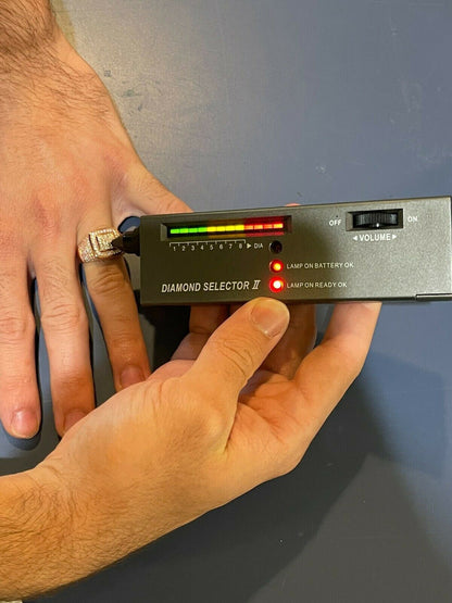 HarlemBling Real 14k Rose Gold Vermeil Men Hip Hop Iced Moissanite Ring Pass Diamond Tester