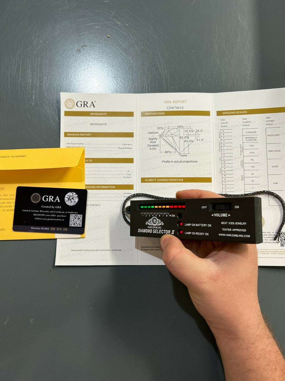 HarlemBling REAL 3mm Black MOISSANITE Tennis Chain Necklace - Passes Diamond Tester 14-24