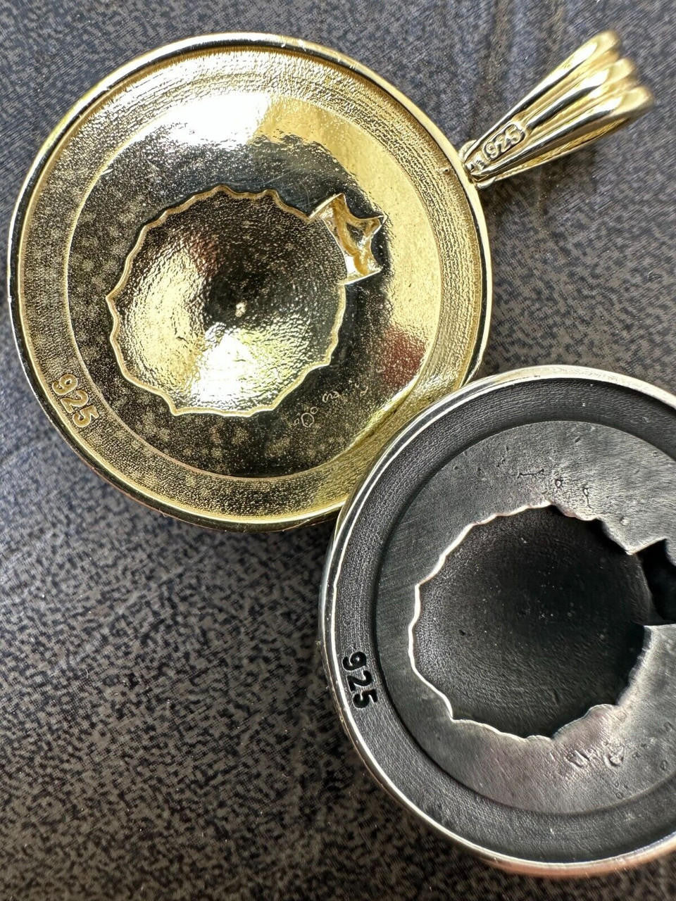 HarlemBling Real 925 Silver / 14k Gold Plated Lion King Of Jungle Medallion Pendant Necklace