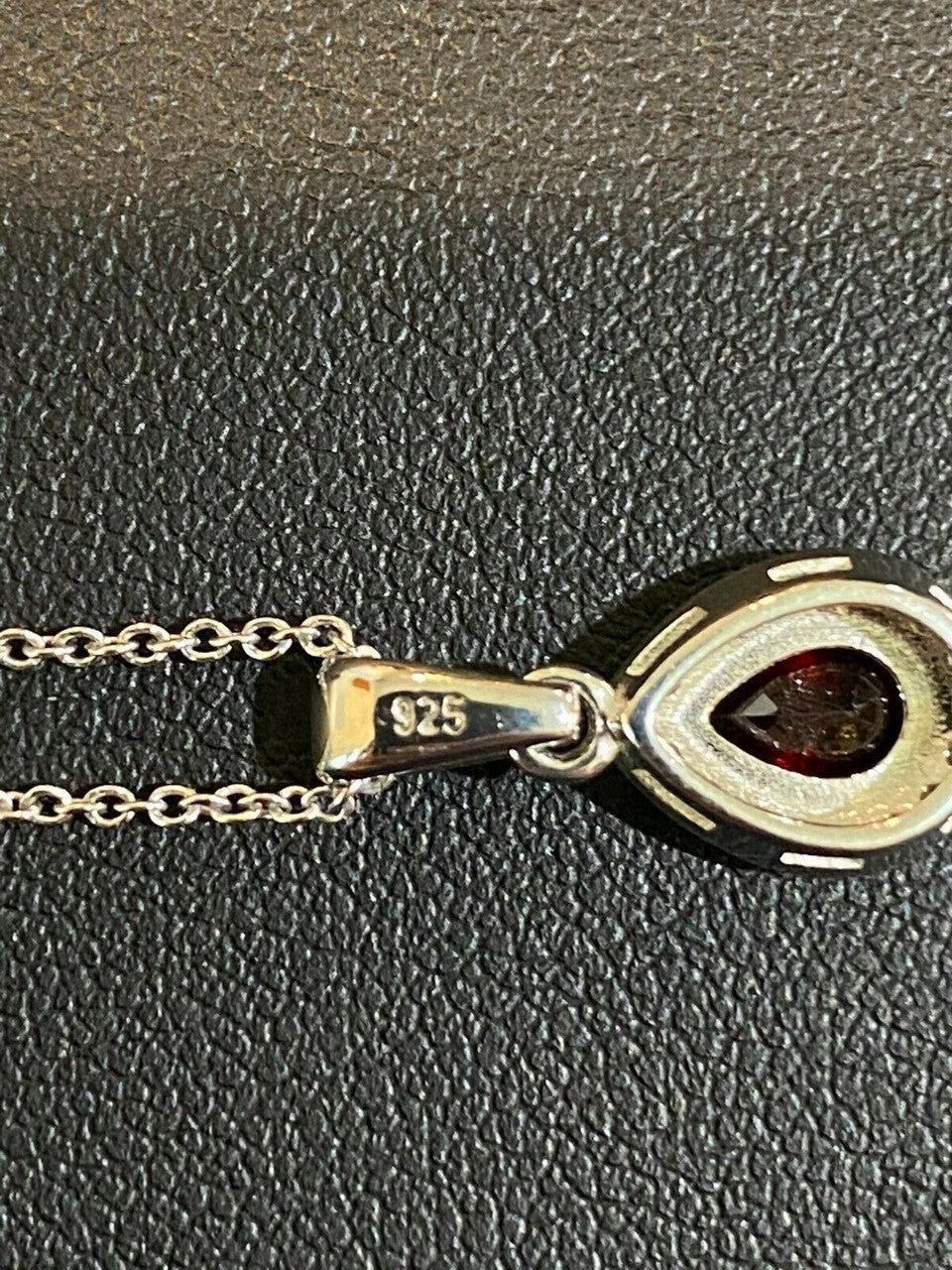 HarlemBling Real 925 Silver Ruby Stone and Diamond Ring Pendant Necklace Earrings Jewelry Set