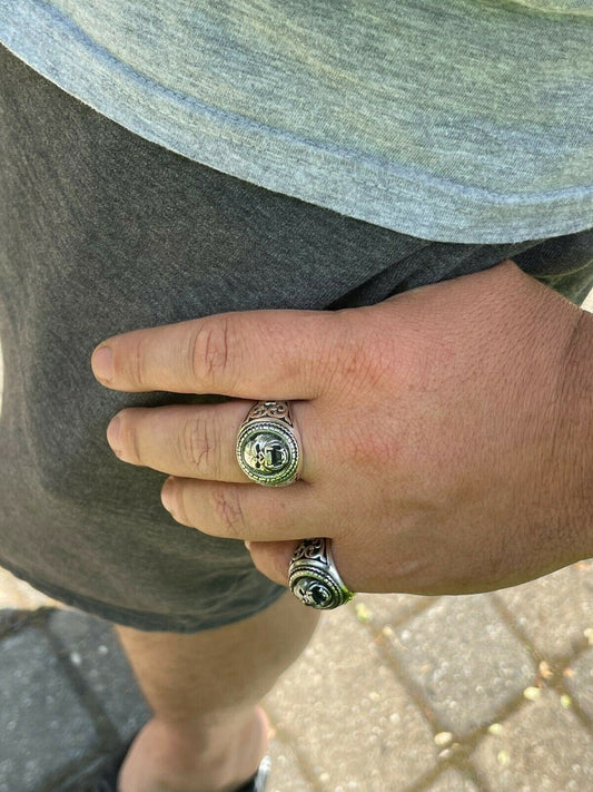 HarlemBling Real 925 Sterling Silver Mens Plain Gorilla Monkey Ape Ring Sz 7 8 9 10 11 12 13