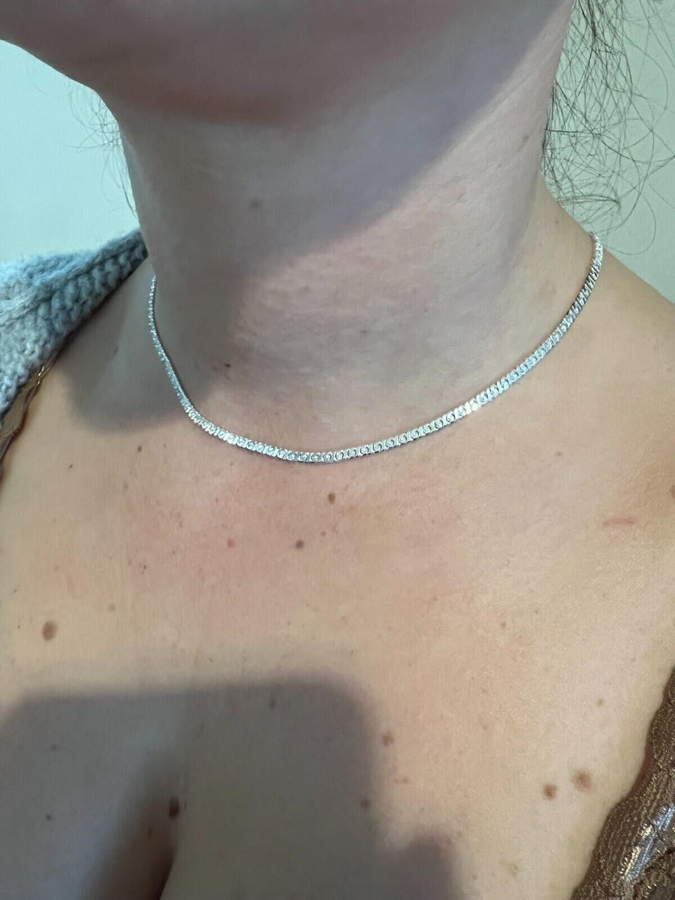 HarlemBling Real Dollar Cuban Link Chain Or Bracelet Solid 925 Sterling Silver ITALY 2.5-6mm