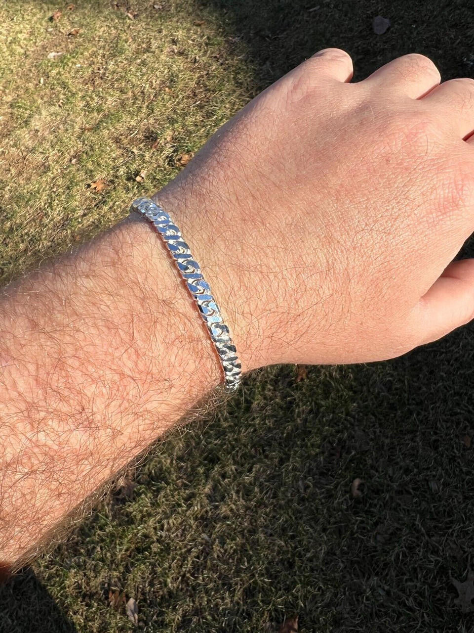 HarlemBling Real Dollar Cuban Link Chain Or Bracelet Solid 925 Sterling Silver ITALY 2.5-6mm