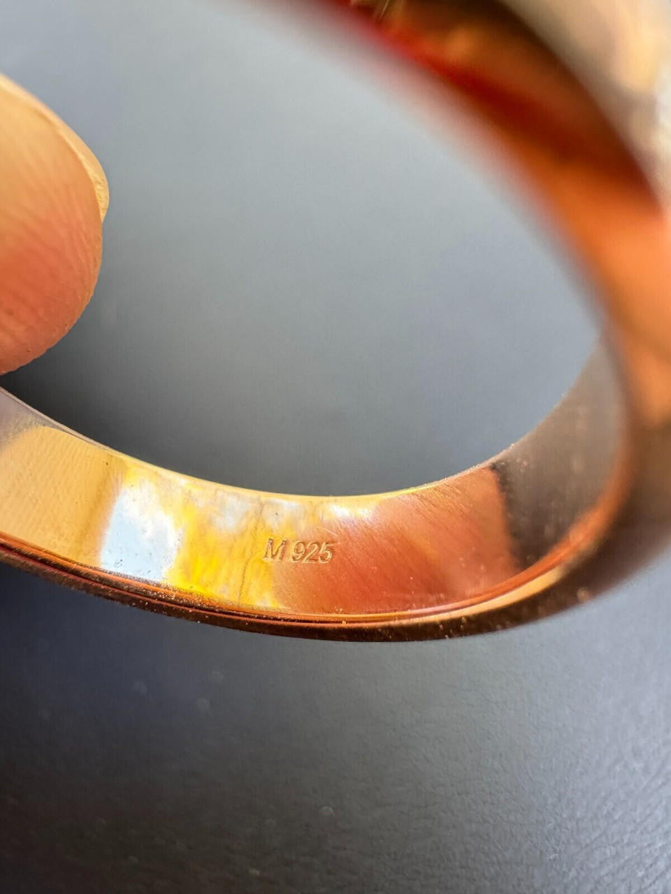 HarlemBling Real Iced Moissanite Eternity Band Wedding Screw Ring 14k Rose Gold 925 Silver