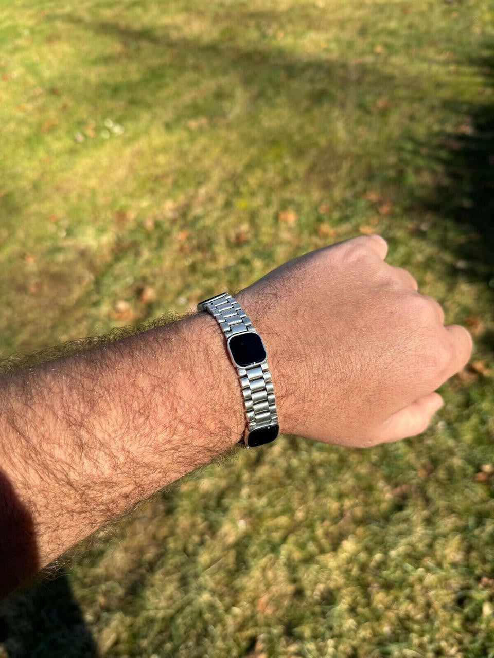 HarlemBling Real Mens Miami Presidential Rolex Bracelet W. Black Onyx Gemstone 925 Sterling Silver