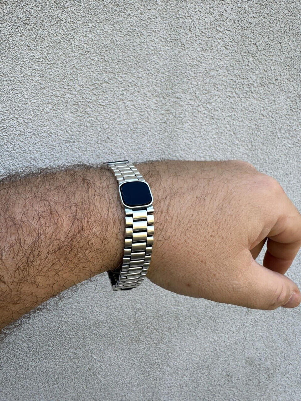 HarlemBling Real Mens Miami Presidential Rolex Bracelet W. Black Onyx Gemstone 925 Sterling Silver