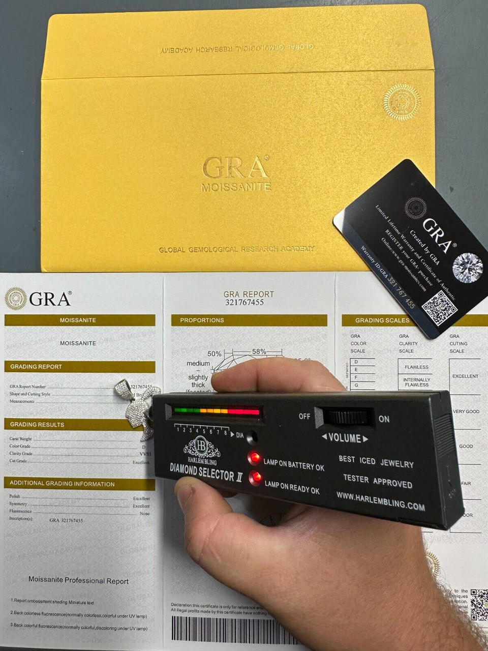 HarlemBling Real MOISSANITE 925 Silver Barbie Doll Pendant Necklace 14k Gold Plated Iced