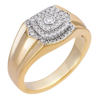 HarlemBling Real MOISSANITE Ring 14k Gold Plated 925 Silver Hip Hop Iced Pass Diamond Tester