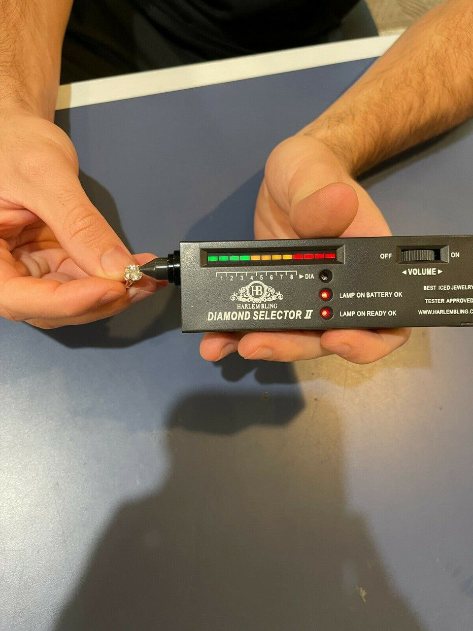 HarlemBling Real Moissanite Stud Earrings Diamond Tester Size 0.4-8ct 14k Rose Gold Vermeil