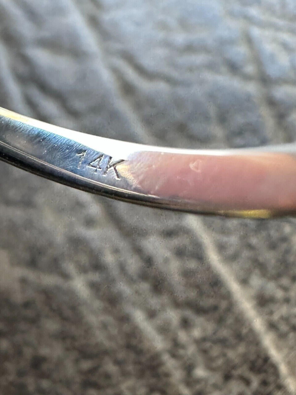 HarlemBling Real SolId 14k White Gold 2ct 8mm VVS D Moissanite Engagement Solitaire Ring