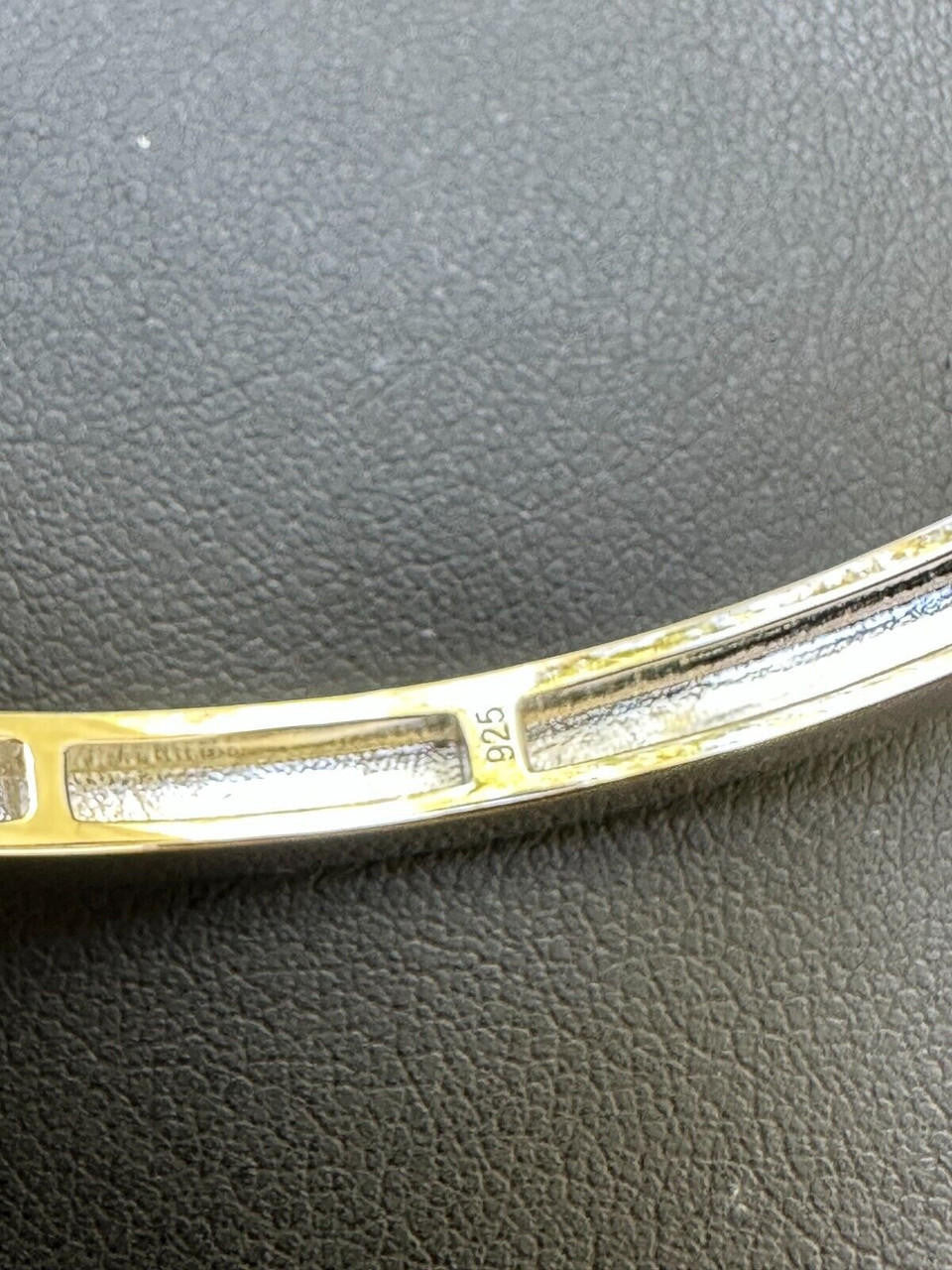 HarlemBling Real Solid 925 Silver Iced Baguette Butterfly Bangle Ladies Bracelet 5-7"  CZ