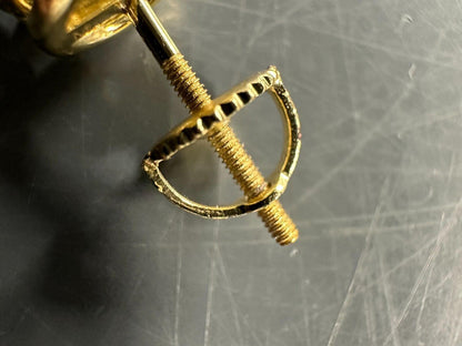 HarlemBling Screw Back Earrings Replacement Backs Nuts 925 Silver Or 14k Gold - HARLEMBLING COMPATIBLE